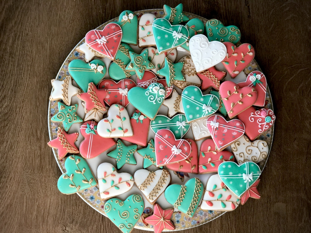 Mini Hearts and Stars Cookies