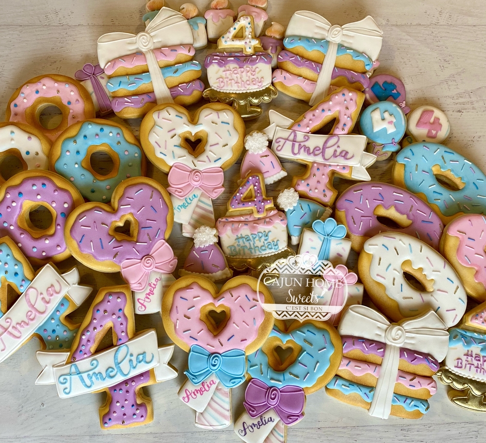 Donut Birthday Cookies