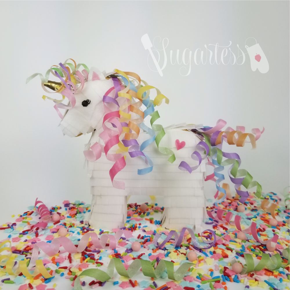 3-D Wafer Paper Unicorn Piñata