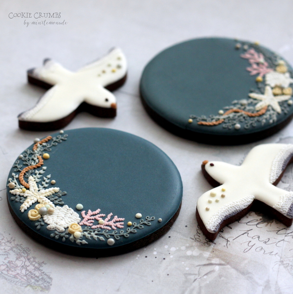 Summer Embroidery Cookies