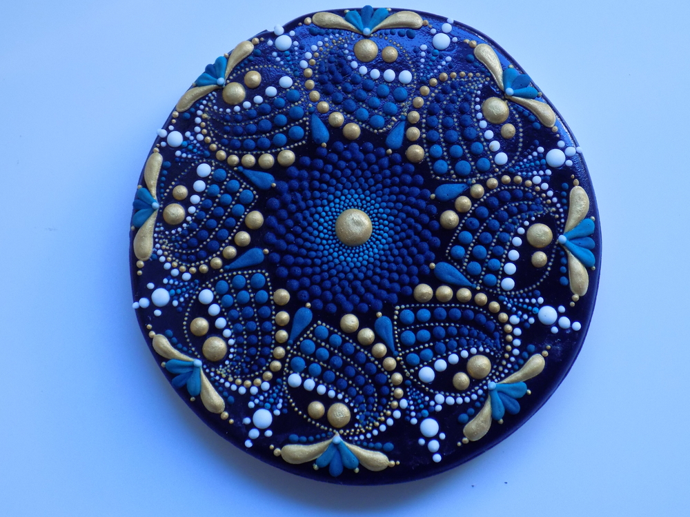 Cookie Art Competition Entry - Blue Mandala
