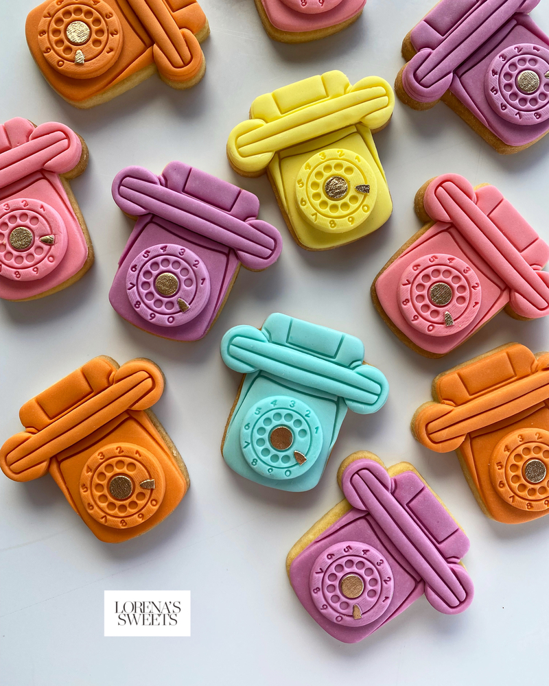 Telephone Cookies by Lorena’s Sweets