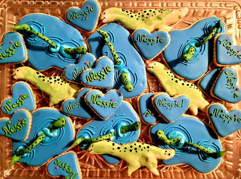 Dimensional Nessie Cookies for Robbie Burns - View 2