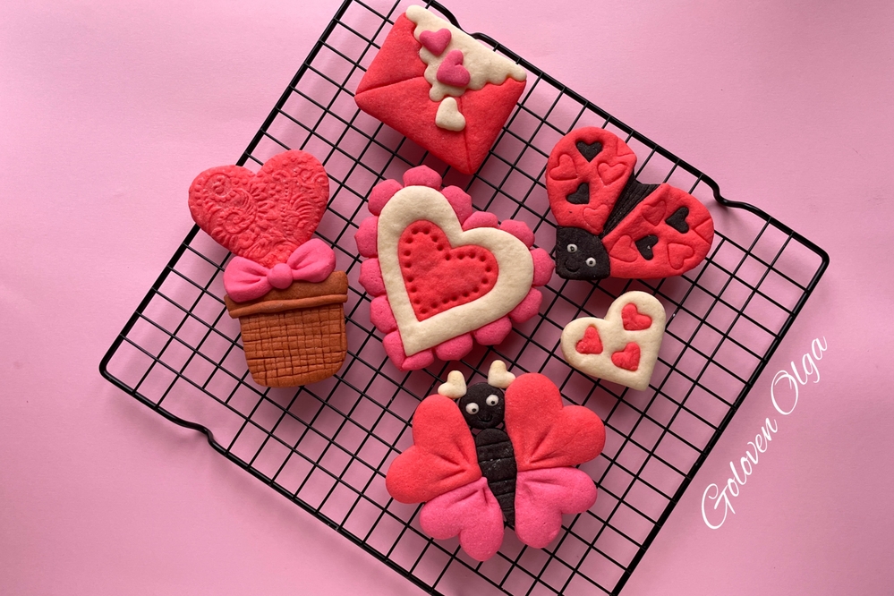 Valentine Cookies Without Icing