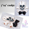 boy skull cookie