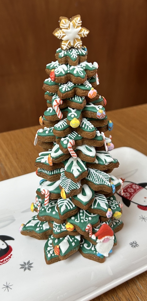 Gingerbread Tree - Angled View