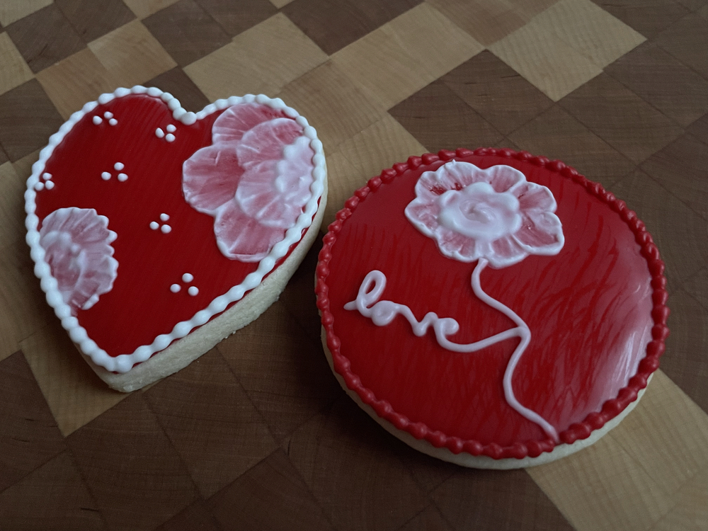 Valentine's Hearts and Flowers