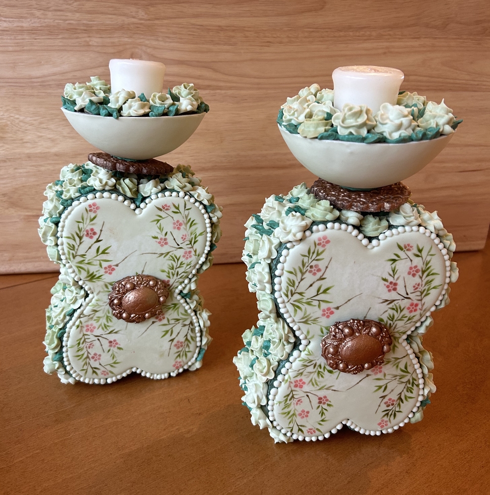A Fancy Set of Candle Holders