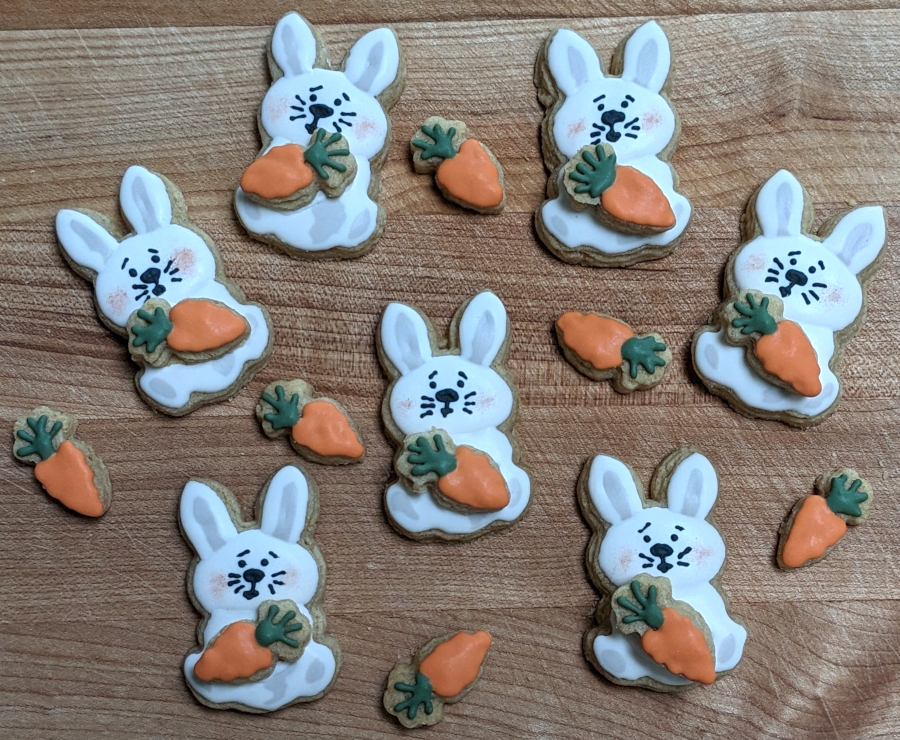 Bunny and Carrot Miniatures