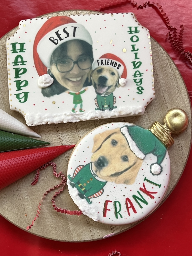 Fun Family Christmas Cookies - Close-up